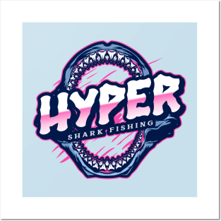 Hyper Shark Fishing Posters and Art